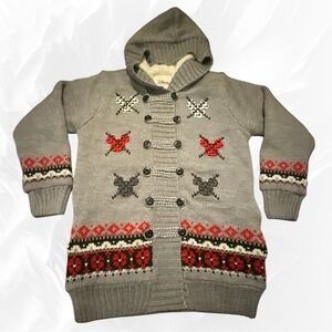 Disney Parks Fleece Lined Button Up Sweater